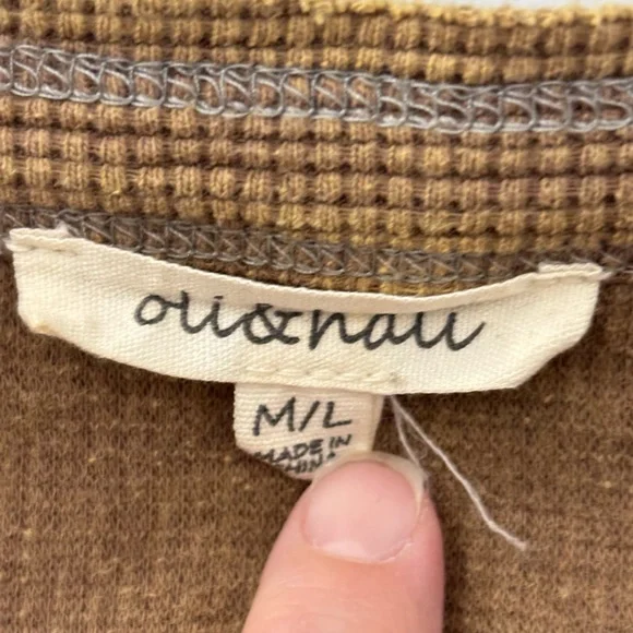 Oli & Hali Floral Boho Patchwork Tunic Top M/L - Mixed Print Oversized V-Neck - Picture 10 of 11